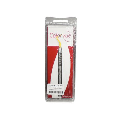 Hu-Friedy PCV12KIT6 Colorvue Markings Dental Probe 3-6-9-12 #6 Handle 6/Pk Hu-Friedy PCV12KIT6 Colorvue Markings Dental Probe 3-6-9-12 #6 Handle 6/Pk
